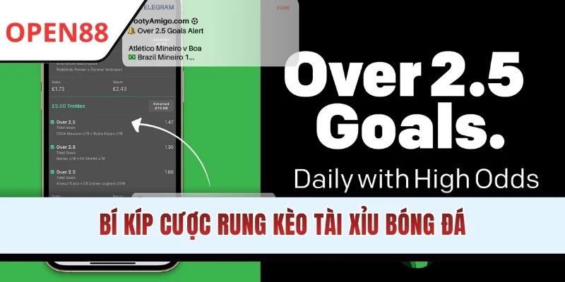 Bí kíp cược rung kèo tài xỉu bóng đá